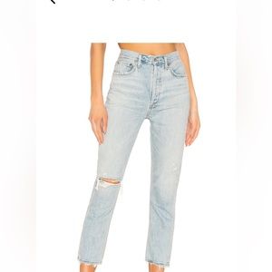 Riley High Rise Straight Crop